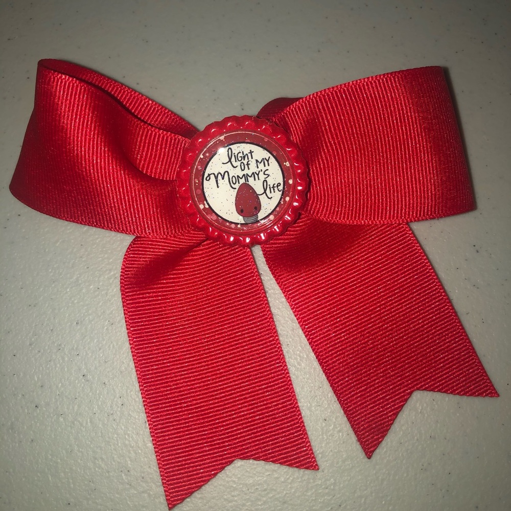 Light of my Mommy’s Life Christmas Bow